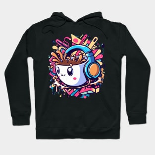 Vibrant Mug Melody - music is my life, coffee is my life Hoodie